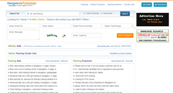 Desktop Screenshot of bangaloretrainings.com
