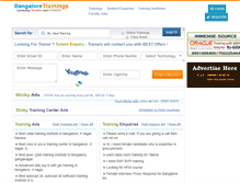 Tablet Screenshot of bangaloretrainings.com